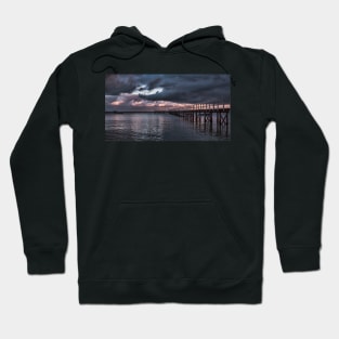 Dramatic Pier Clouds Hoodie